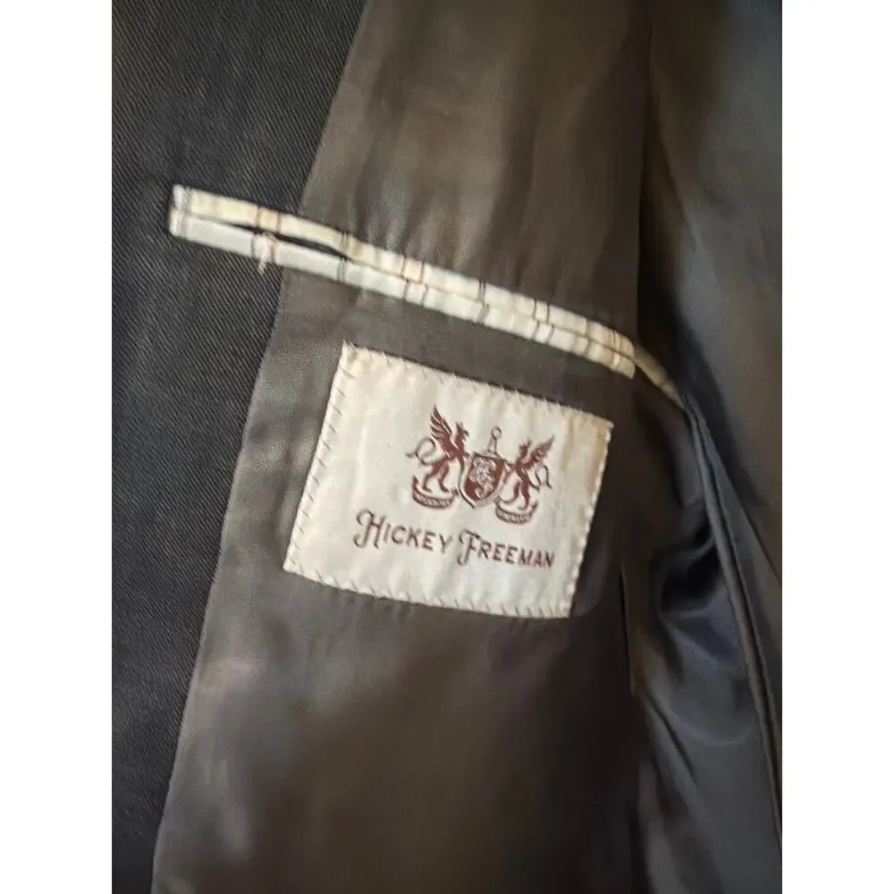 Hickey Freeman Men's Blazer 48 Long Old Money Luxury Corporate Office Sportcoat